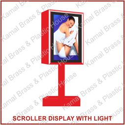 SS Acrylic ACP Cutting with Acrylic and LED Reception Sign Board Signage Translite Print Clip on Blockout Scroller